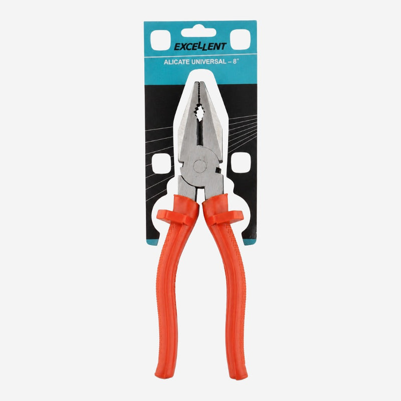 Alicate Universal 8" em Aço Carbono Linha Pesada Eda 4OX