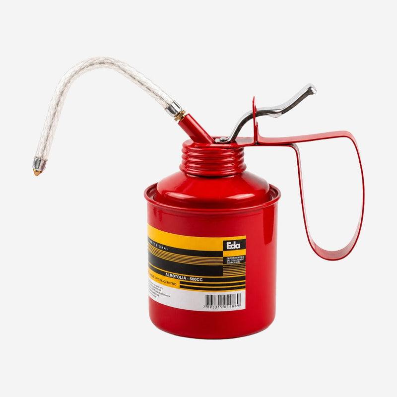 Almotolia Bico Flexível 500mL Corpo Metálico Eda 9RT