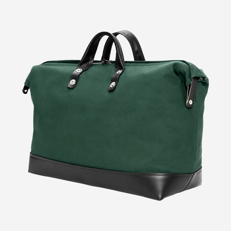 Bolsa de Lona Verde para Ferramentas e EPIs Telecom Eletricista Resistente 45x22x30cm 15kg Transporte Profissional