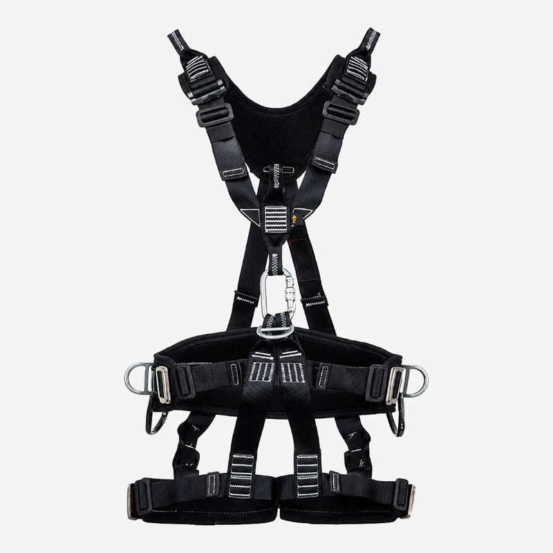 Cinto Paraquedista Abdominal para Trabalho em Altura com Apoio Lombar 7 Pontos de Conexão Espaço Confinado Fita Poliéster MG Cinto MULT 1270 CA 38984