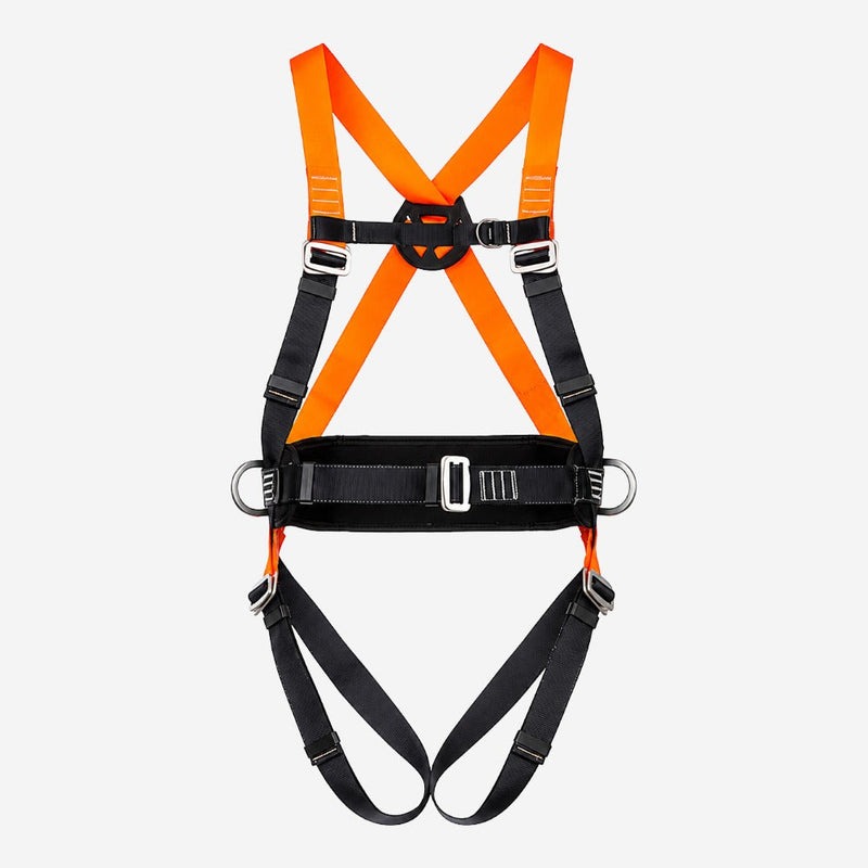 Cinto Paraquedista Abdominal para Trabalho em Altura com Apoio Lombar Almofadado 3 Pontos de Conexão Fita Poliéster 45mm MG Cinto MULT 2010C CA 36810