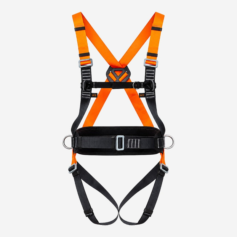 Cinto Paraquedista Abdominal para Trabalho em Altura com Apoio Lombar Almofadado 4 Pontos de Conexão Fita Poliéster 45mm MG Cinto MULT 2010 CA 35520