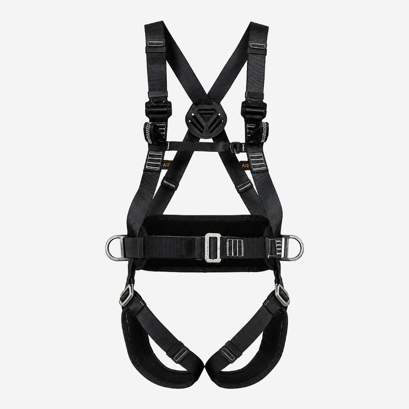 Cinto Paraquedista Abdominal para Trabalho em Altura com Apoio Lombar Almofadado 4 Pontos de Conexão Fita Poliéster 45mm MG Cinto MULT 2011A CA 35510
