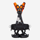 Cinto Paraquedista Abdominal para Trabalho em Altura com Apoio Lombar Almofadado 5 Pontos de Conexão Fita Poliéster 45mm MG Cinto MULT 2012A CA 35531