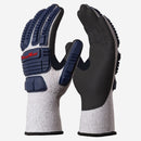 Luva de Proteção Anticorte Impacto e Prensamento PEAD Cinza Nitrílico Preto TPR Azul Danny Extreme Hard Work DA-43.600 CA 45831
