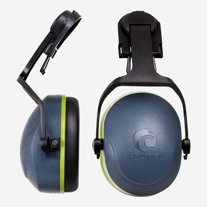 Abafador de Ruídos Tipo Concha 17 dB Cinza Acoplável Ao Capacete Camper Inter Pro 800218 CA 51179
