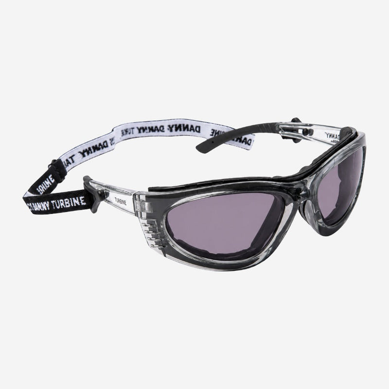Óculos de Proteção Construção Civil Manutenção Uso Externo Lente Cinza Antiembaçante Antirrisco Ventilação Espuma VICSA Turbine VIC58120 CA 20717