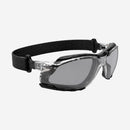 Óculos de Proteção para Construção Civil Lente Cinza Antirrisco Proteção Frontal e Lateral Armação Incolor Super Safety SS 5 New CA 26126